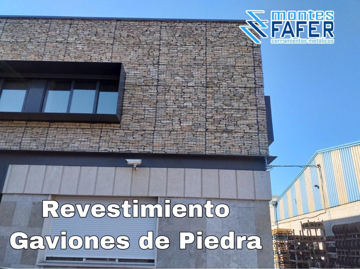 Revestimiento gaviones de piedra MontesFafer