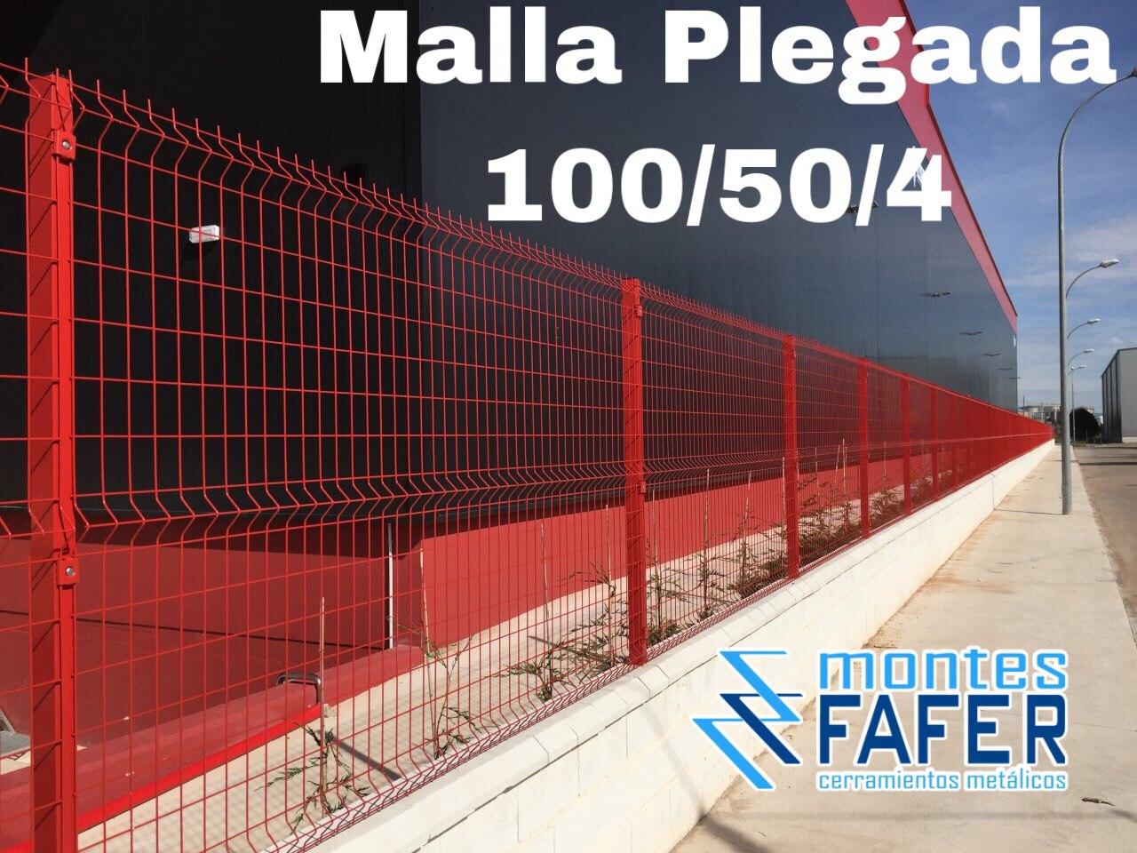 Malla hercules plegada 100/50/4 roja MontesFafer