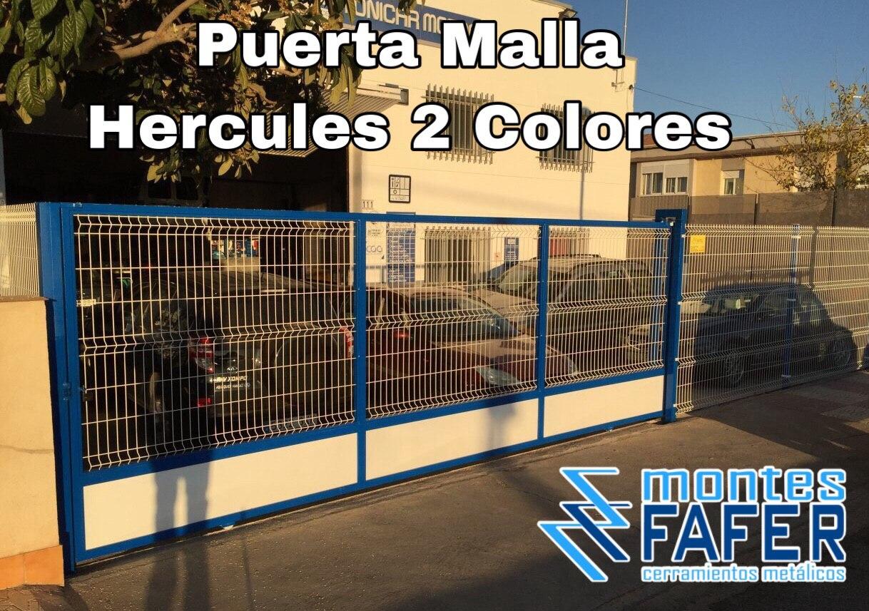 Puerta malla hercules dos colores MontesFafer