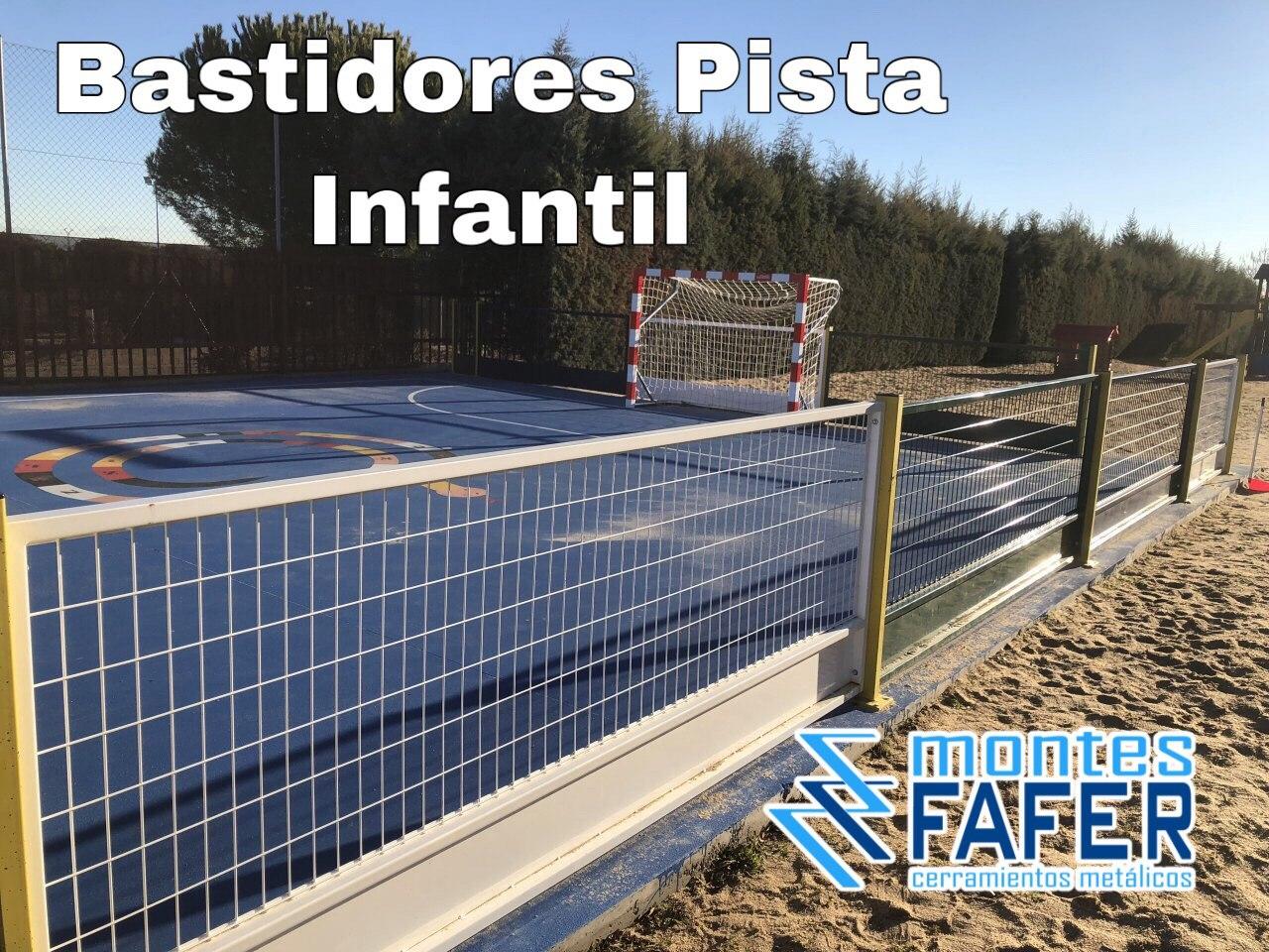 Bastidores pista infantil MontesFafer