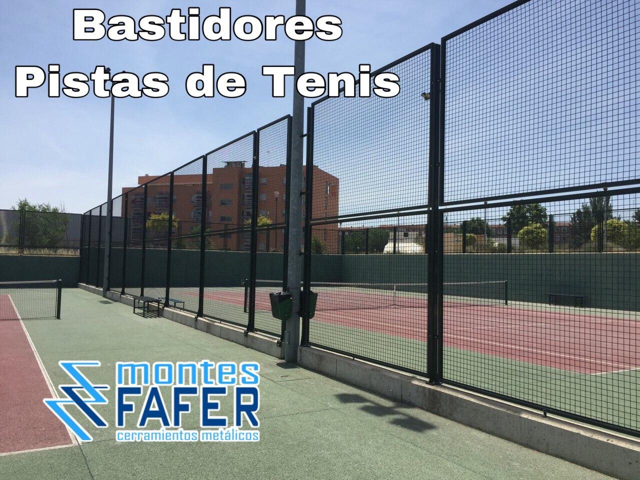 Bastidores pistas de tenis MontesFafer