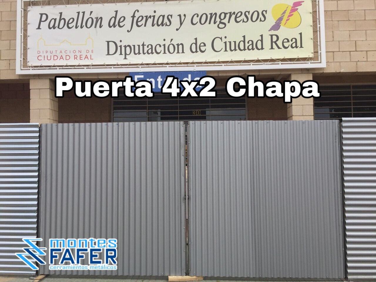 Puerta chapa 4x2 minionda MontesFafer