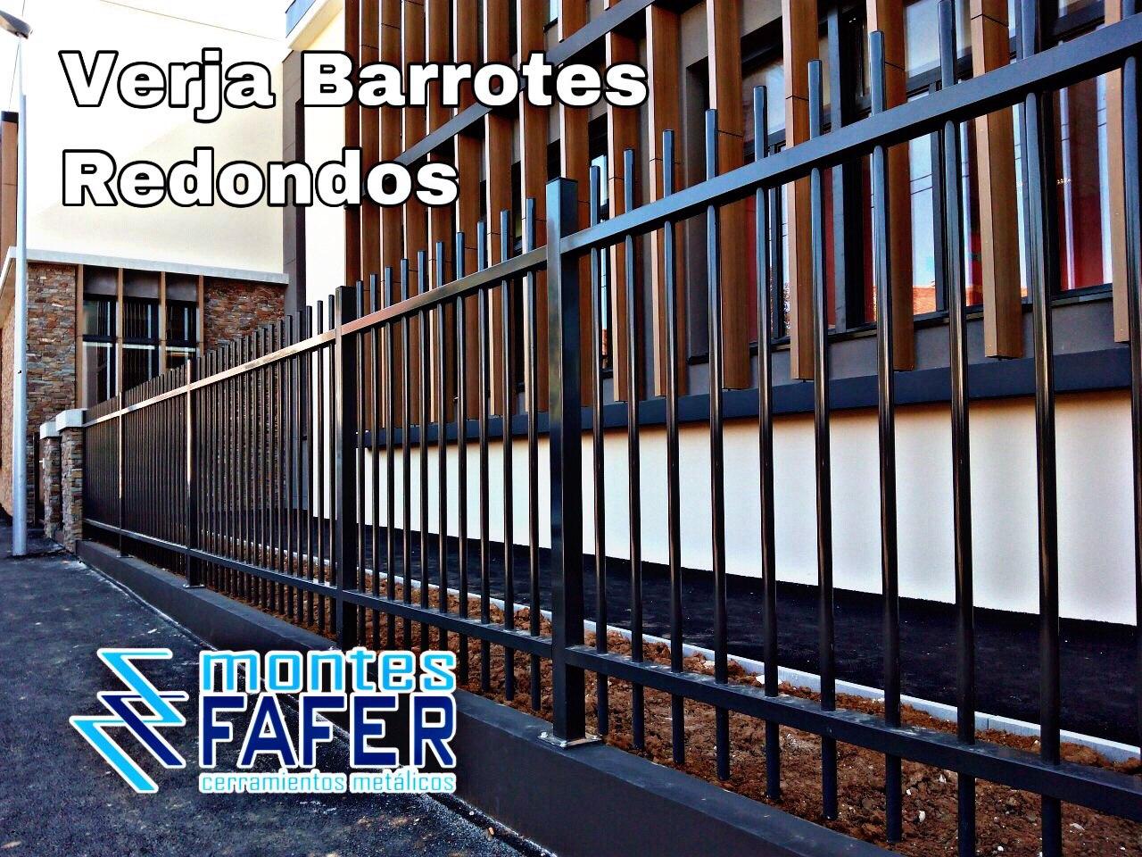 Verja Forja Barrotes Redondos MontesFafer
